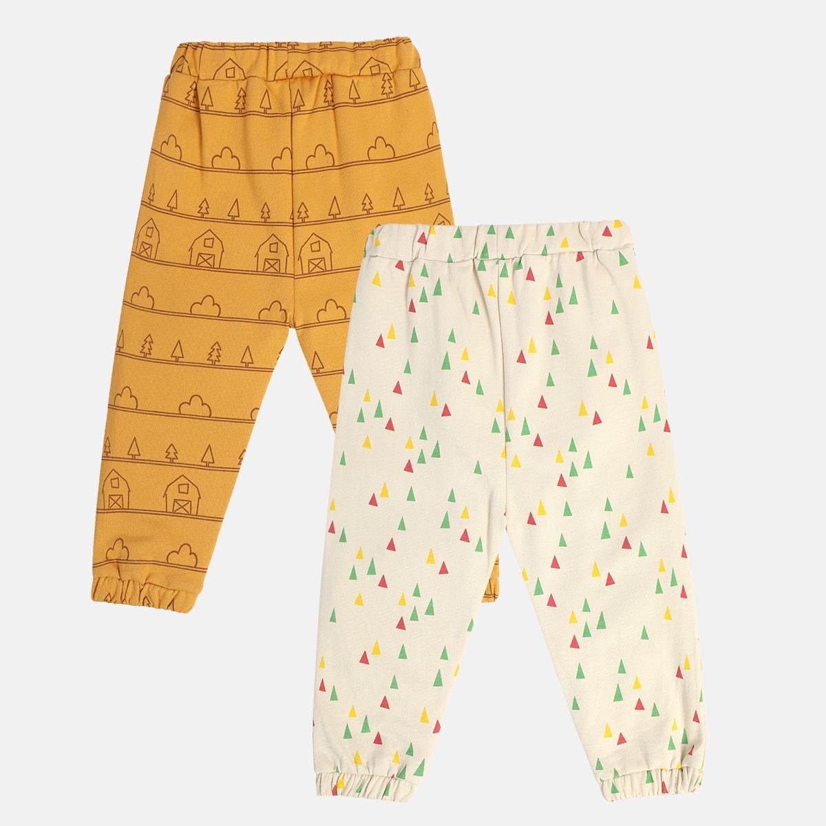 Boys Multicolor Pack Of 2 Knit Bottom