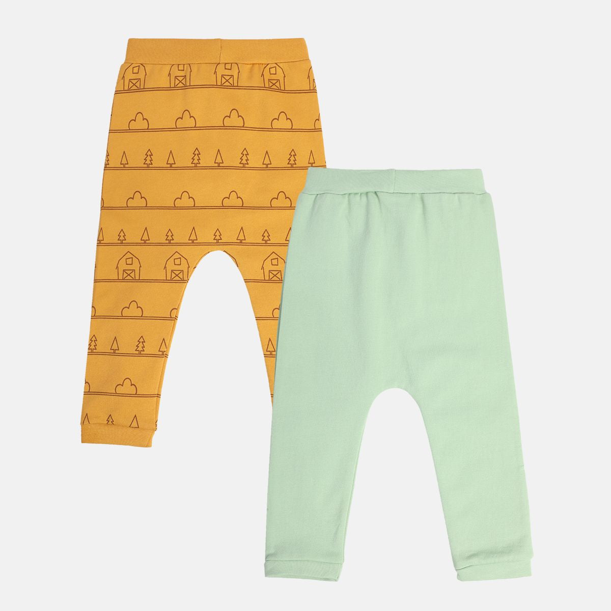 Boys Multicolor Pack Of 2 Knit Bottom