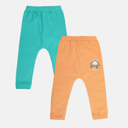 Boys Multicolor Pack Of 2 Knit Bottom