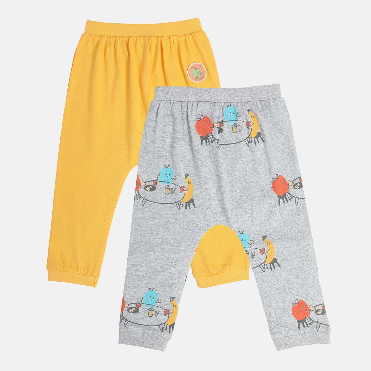 Boys Multicolor Pack Of 2 Knit Bottom