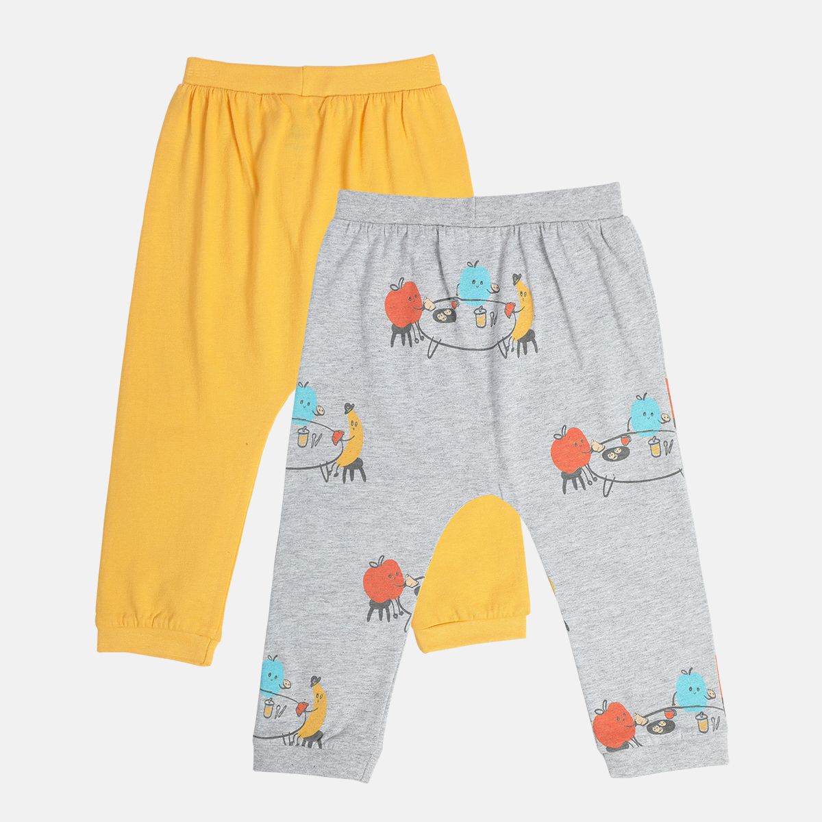 Boys Multicolor Pack Of 2 Knit Bottom