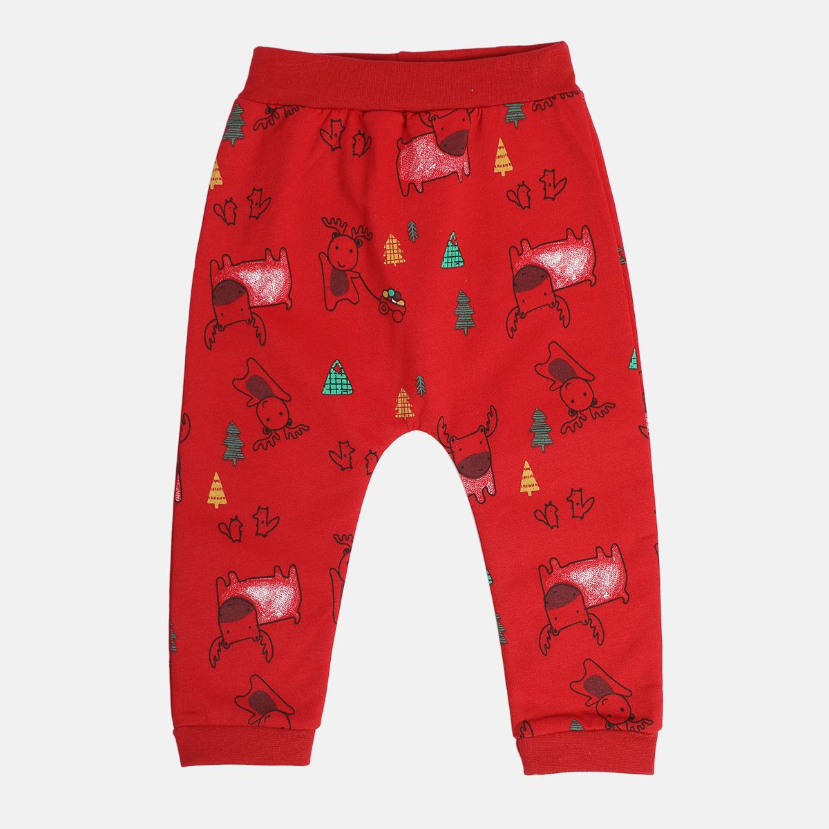 Boys Multicolor Pack Of 2 Knit Bottom