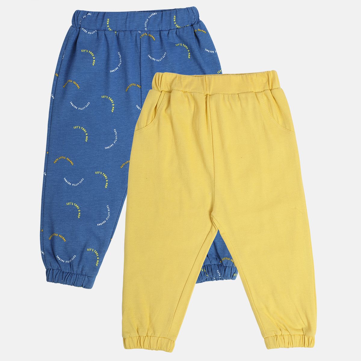 Boys Multicolor Pack Of 2 Knit Bottom