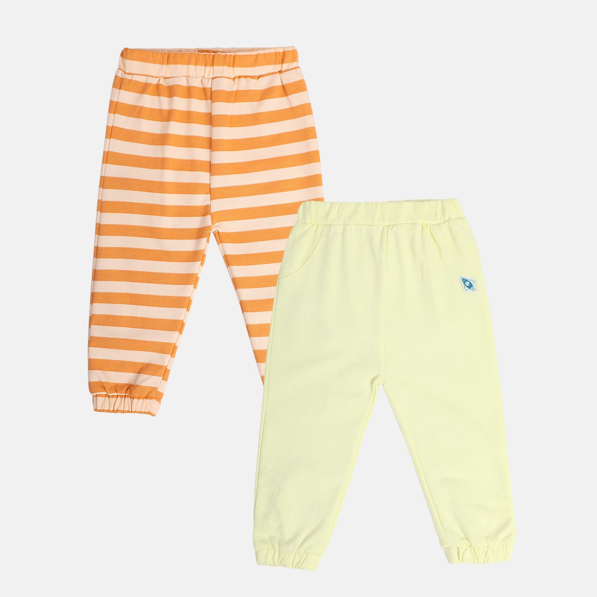 Boys Multicolor Pack Of 2 Knit Bottom