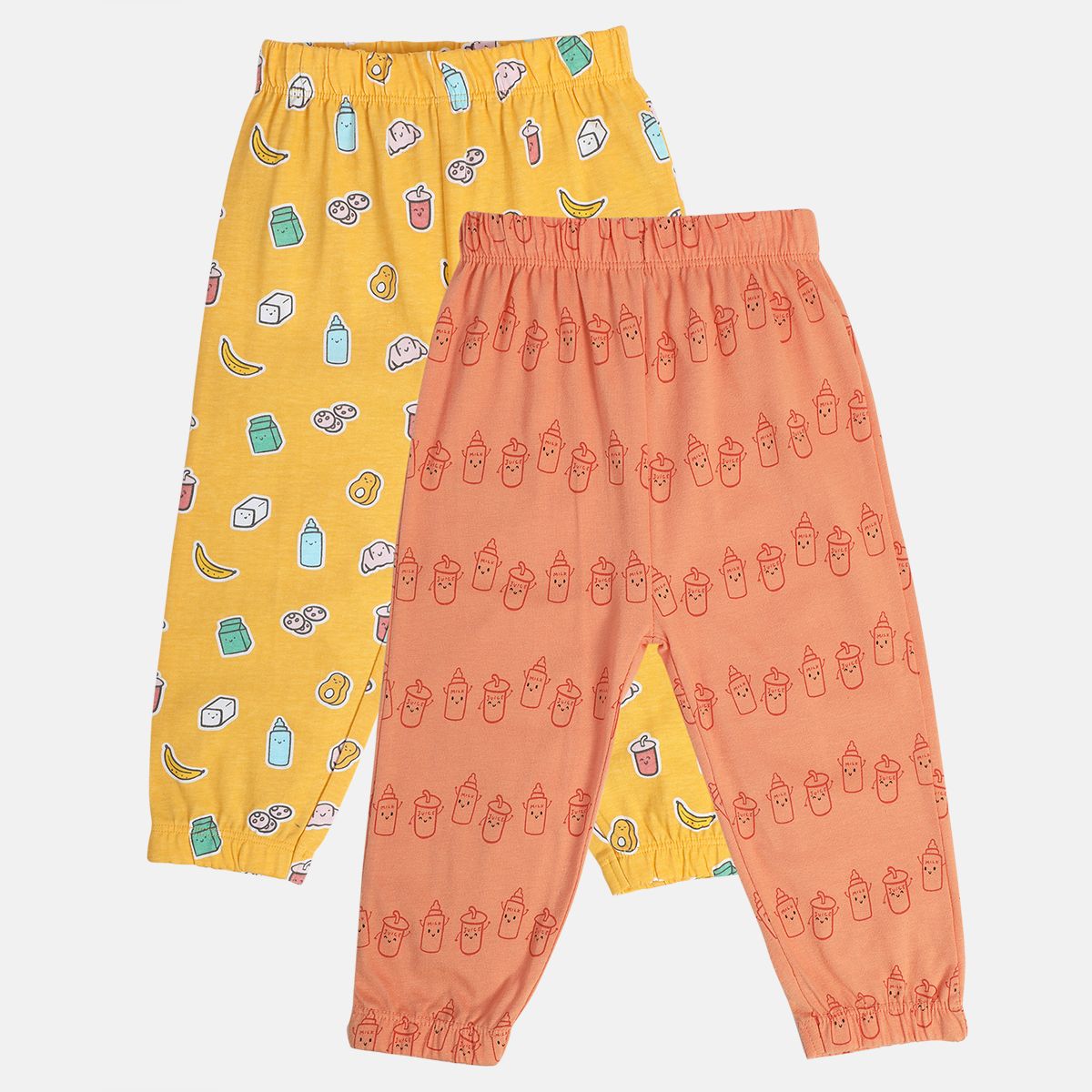 Boys Multicolor Pack Of 2 Knit Bottom