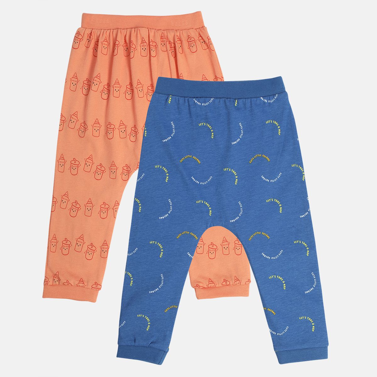 Boys Multicolor Pack Of 2 Knit Bottom