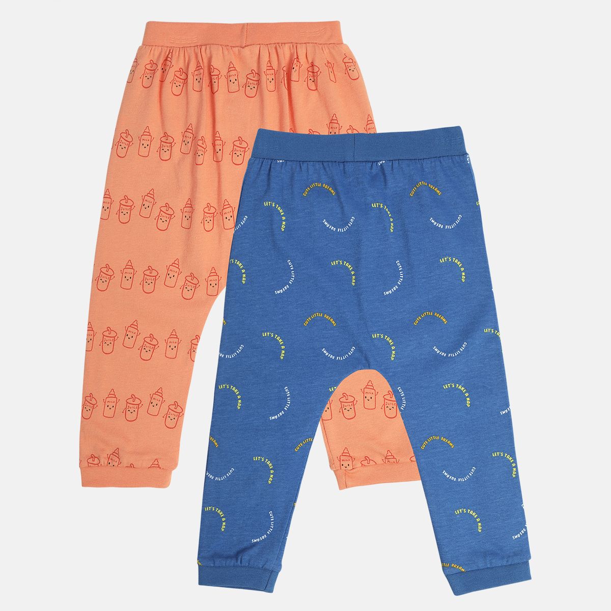 Boys Multicolor Pack Of 2 Knit Bottom