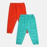 Boys Multicolor Pack Of 2 Knit Bottom