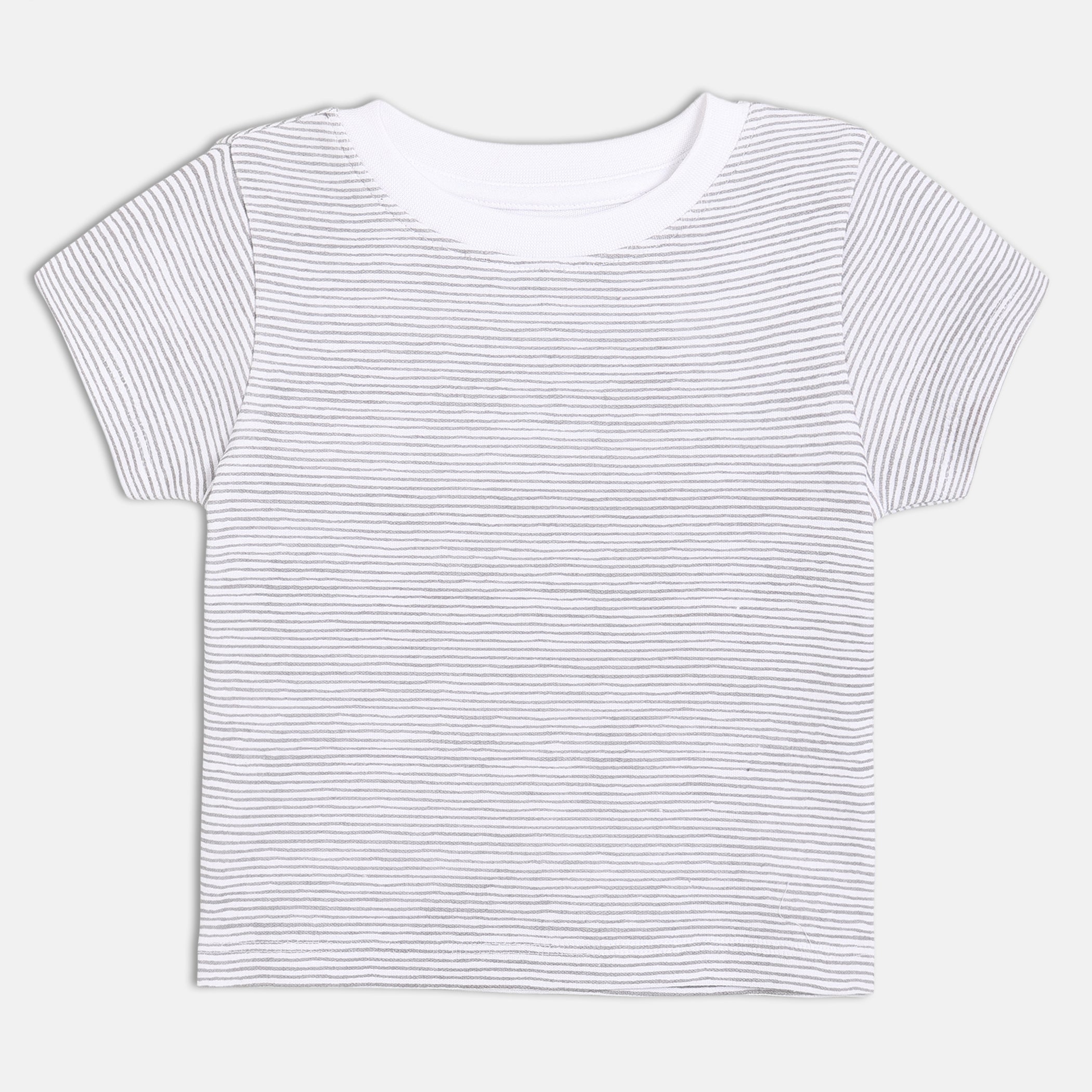 Boys Multi Round Neck Short Sleeve T-Shirt