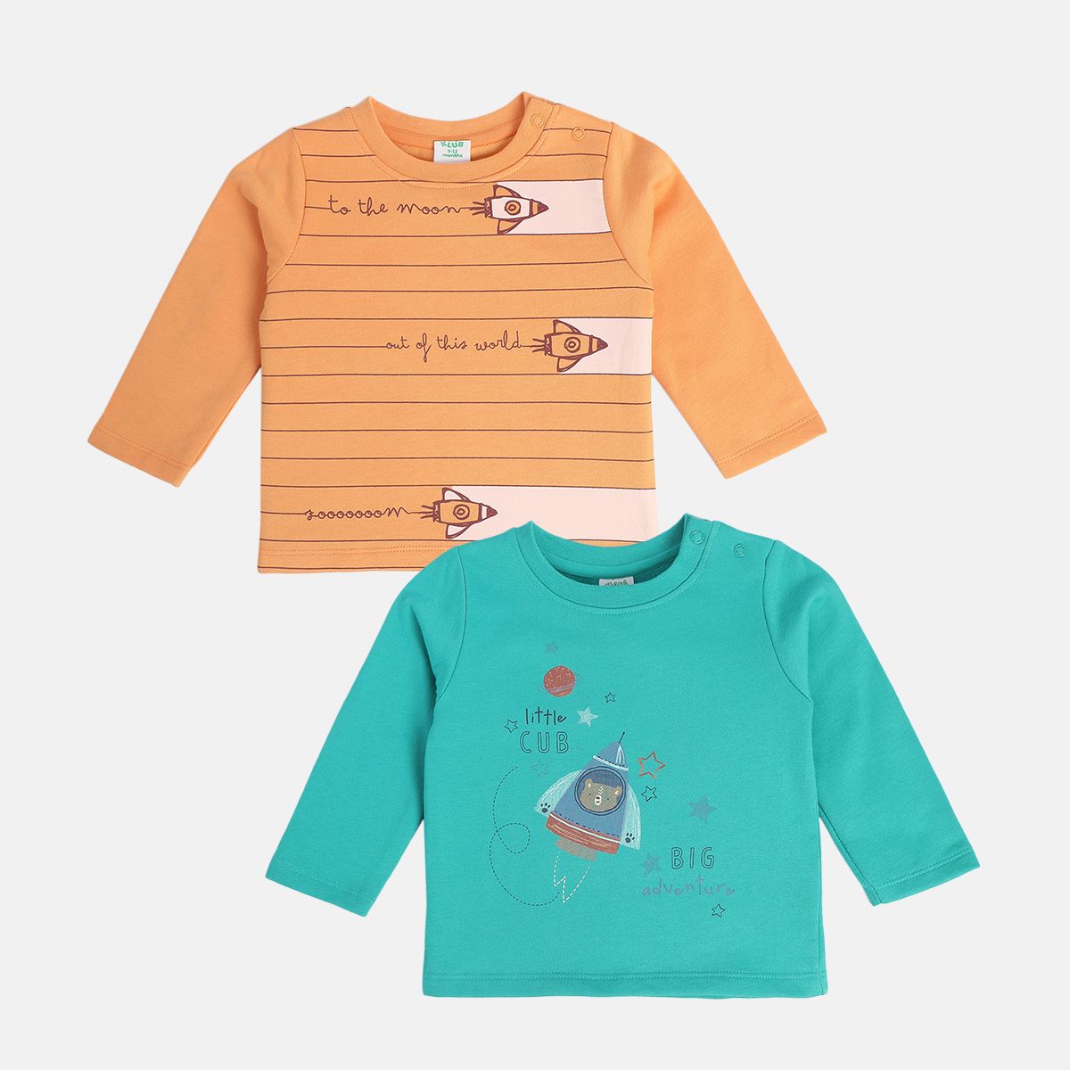 Boys Multicolor Pack Of 2 T-Shirt