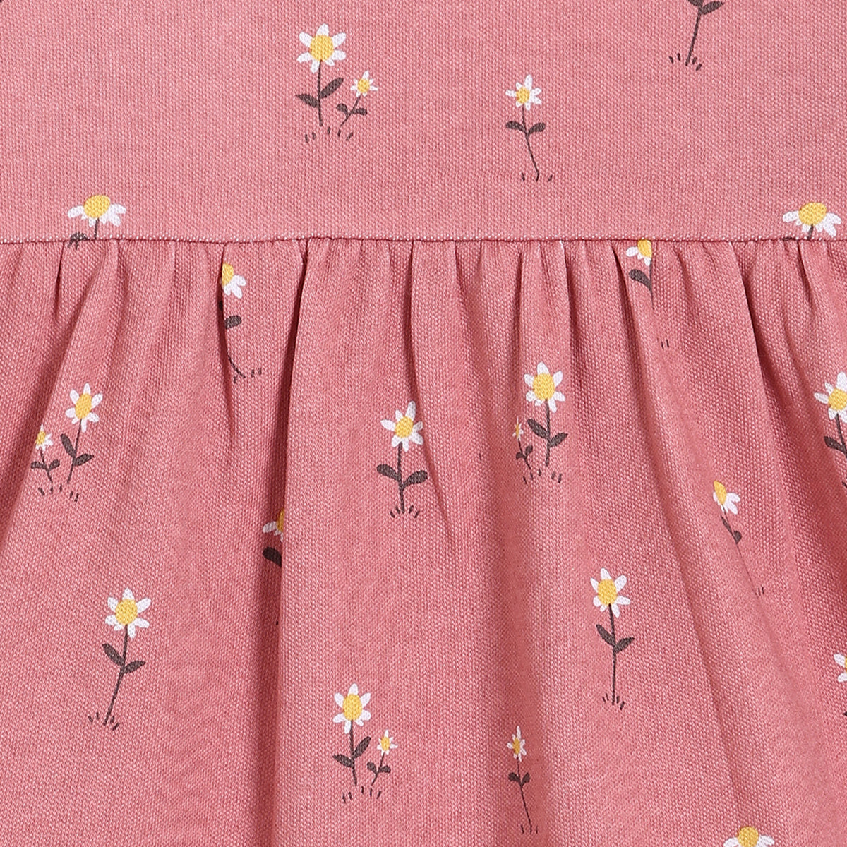 Girls Pack Of 2 Round Neck Full Sleeve Dress - Multi