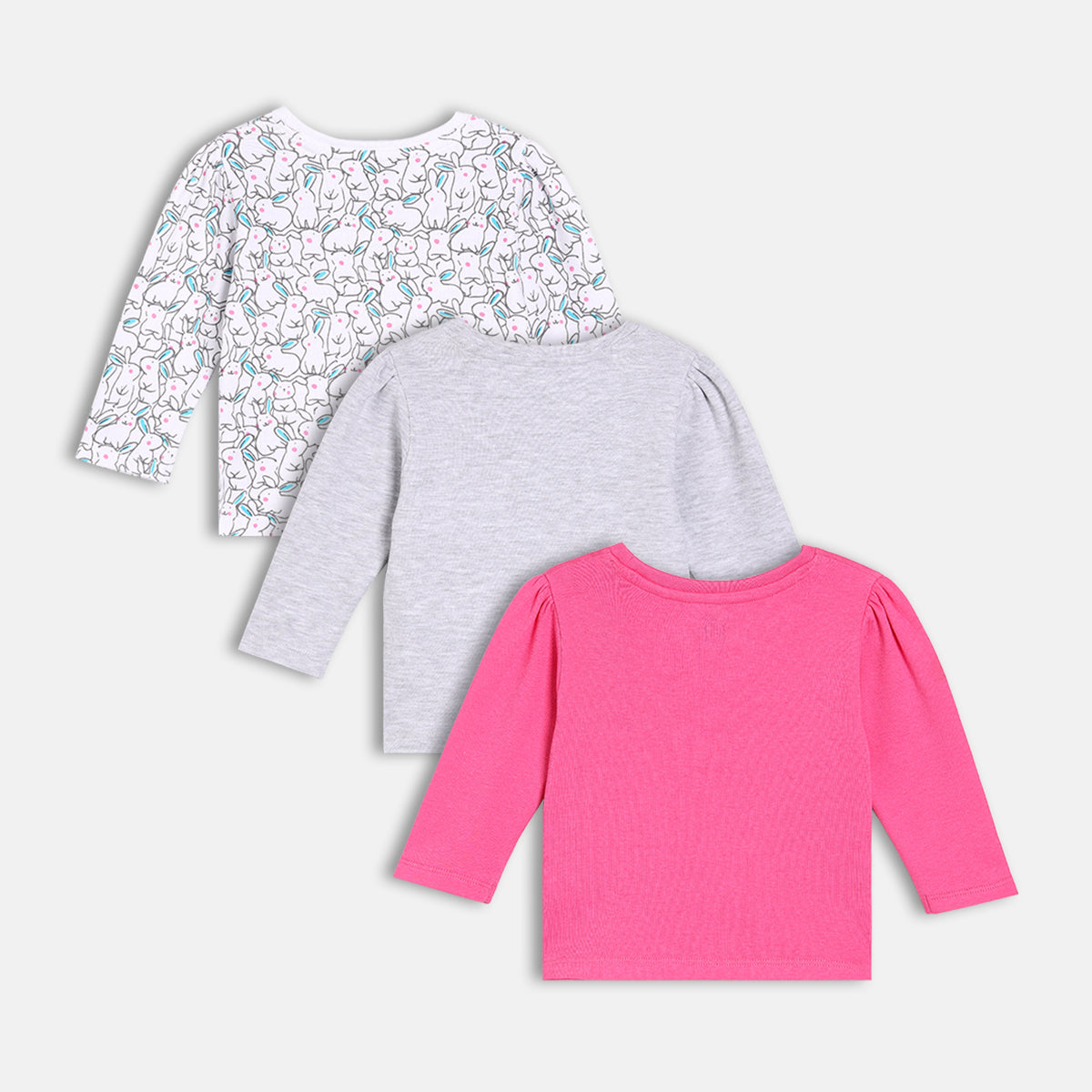 Girls Multi Front Open Long Sleeve Knit Top