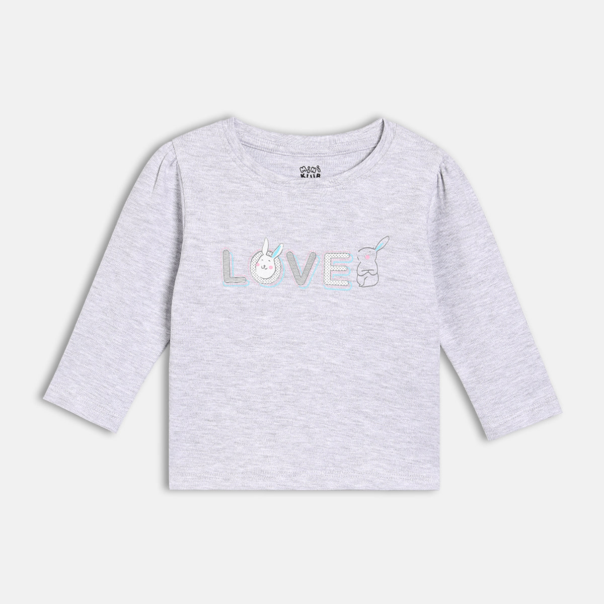 Girls Multi Front Open Long Sleeve Knit Top