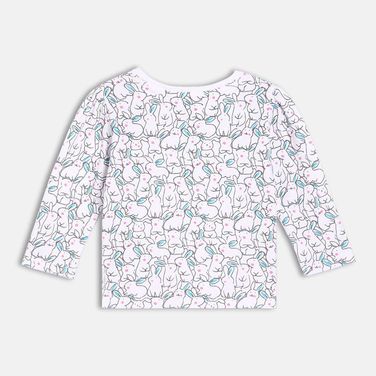 Girls Multi Front Open Long Sleeve Knit Top