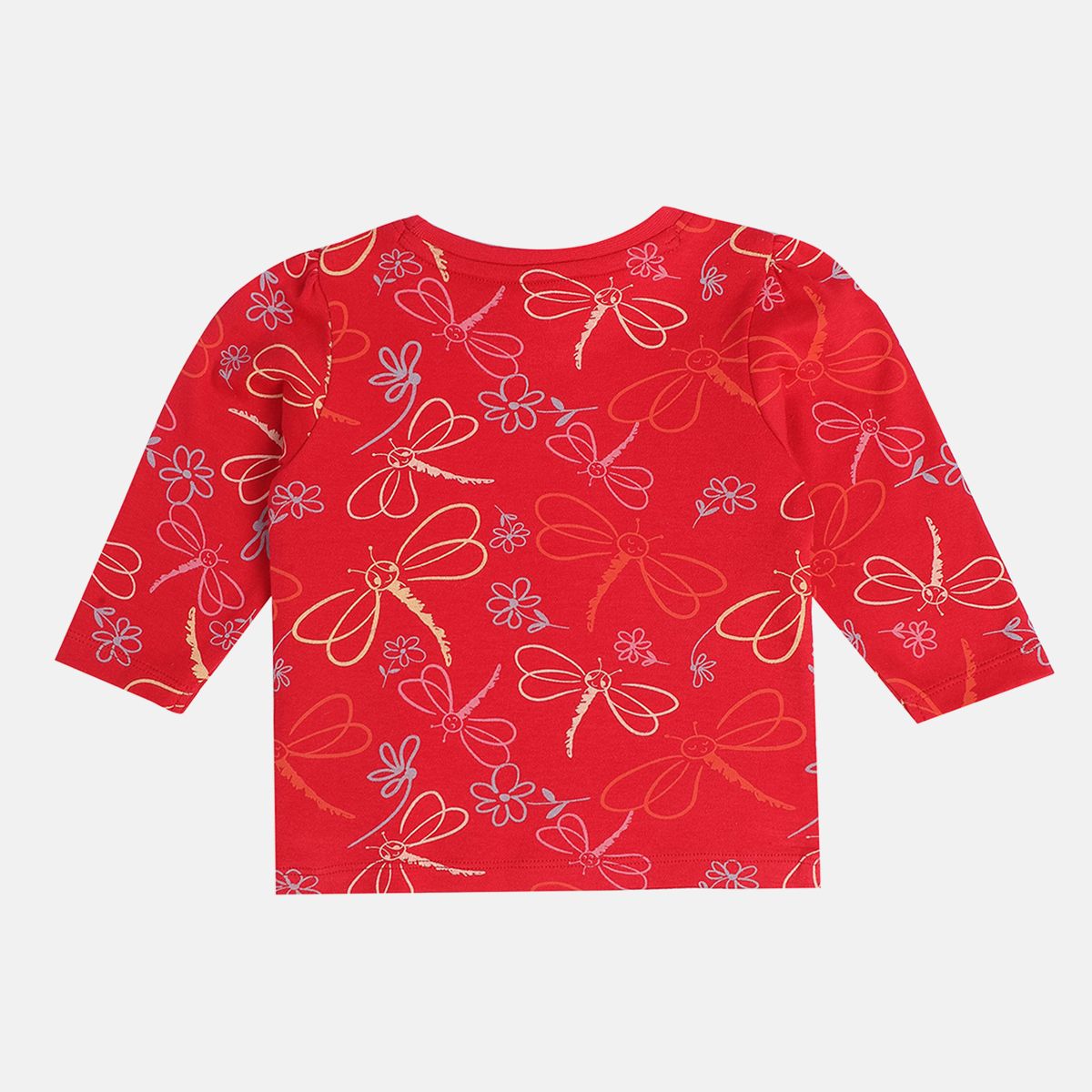 Girls Red Knit Top