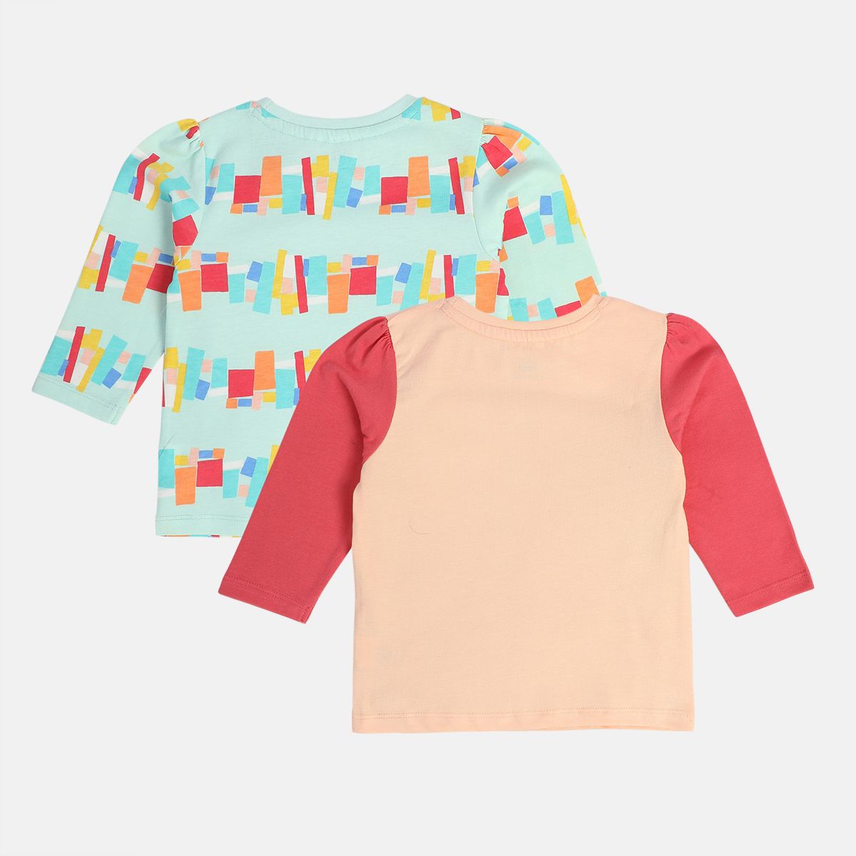Girls Multicolor Pack Of 2 Knit Top