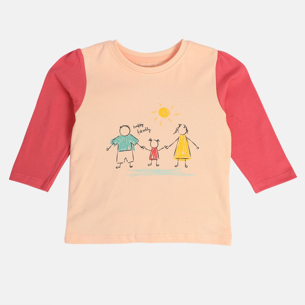 Girls Multicolor Pack Of 2 Knit Top