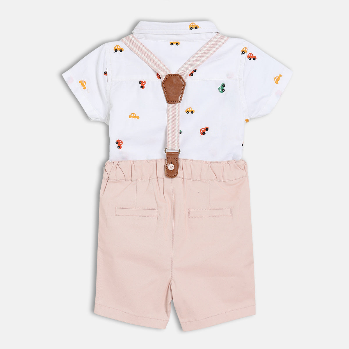 Boys White/Pink Coordinate Set