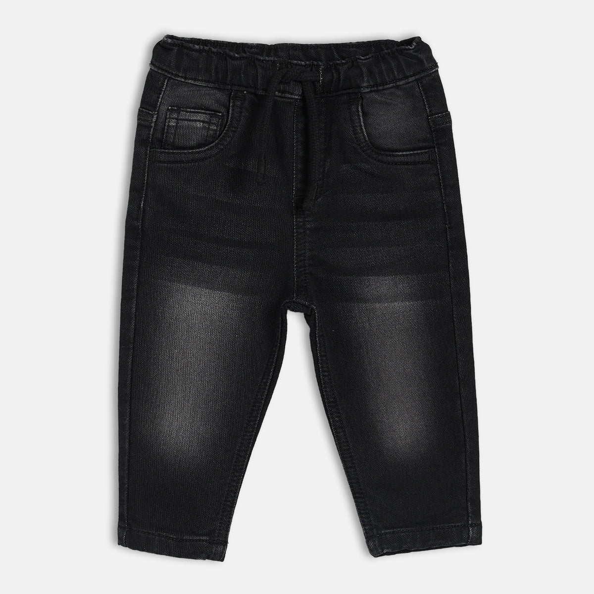 Boys Black Denim Pant