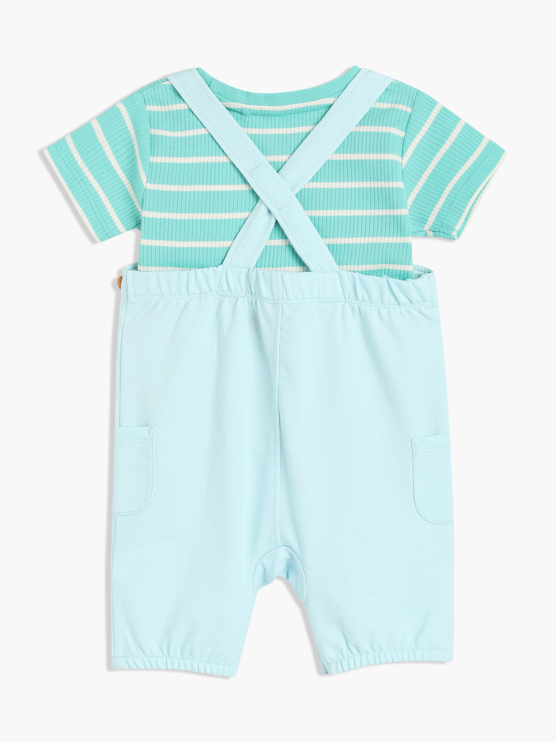 Boys Multi Dungaree Set