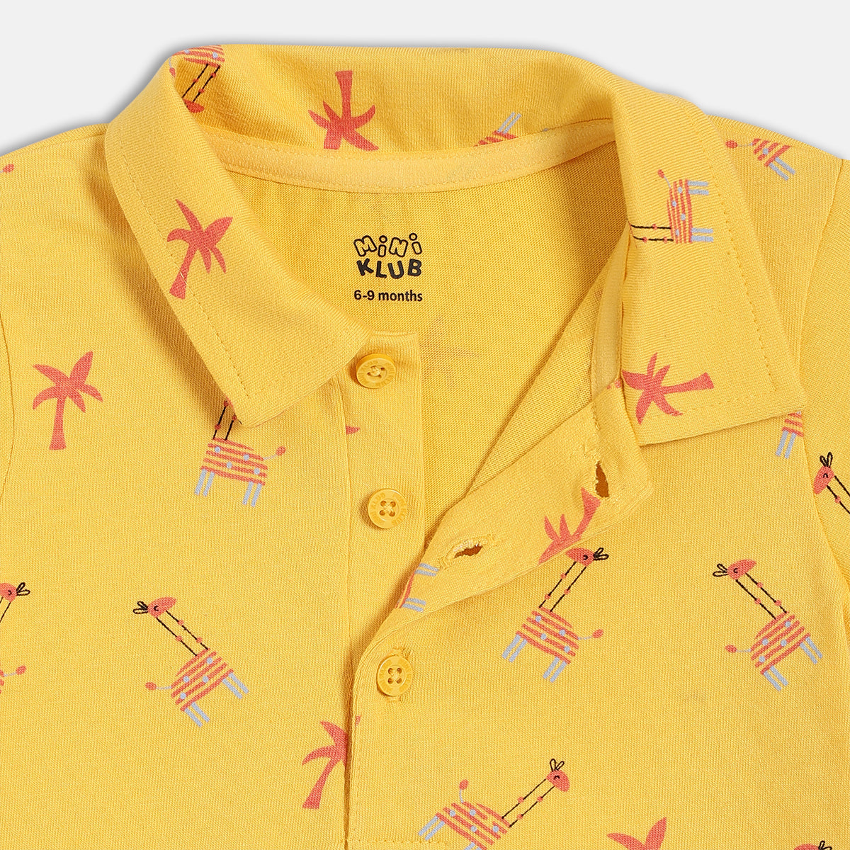 Boys Yellow Polo