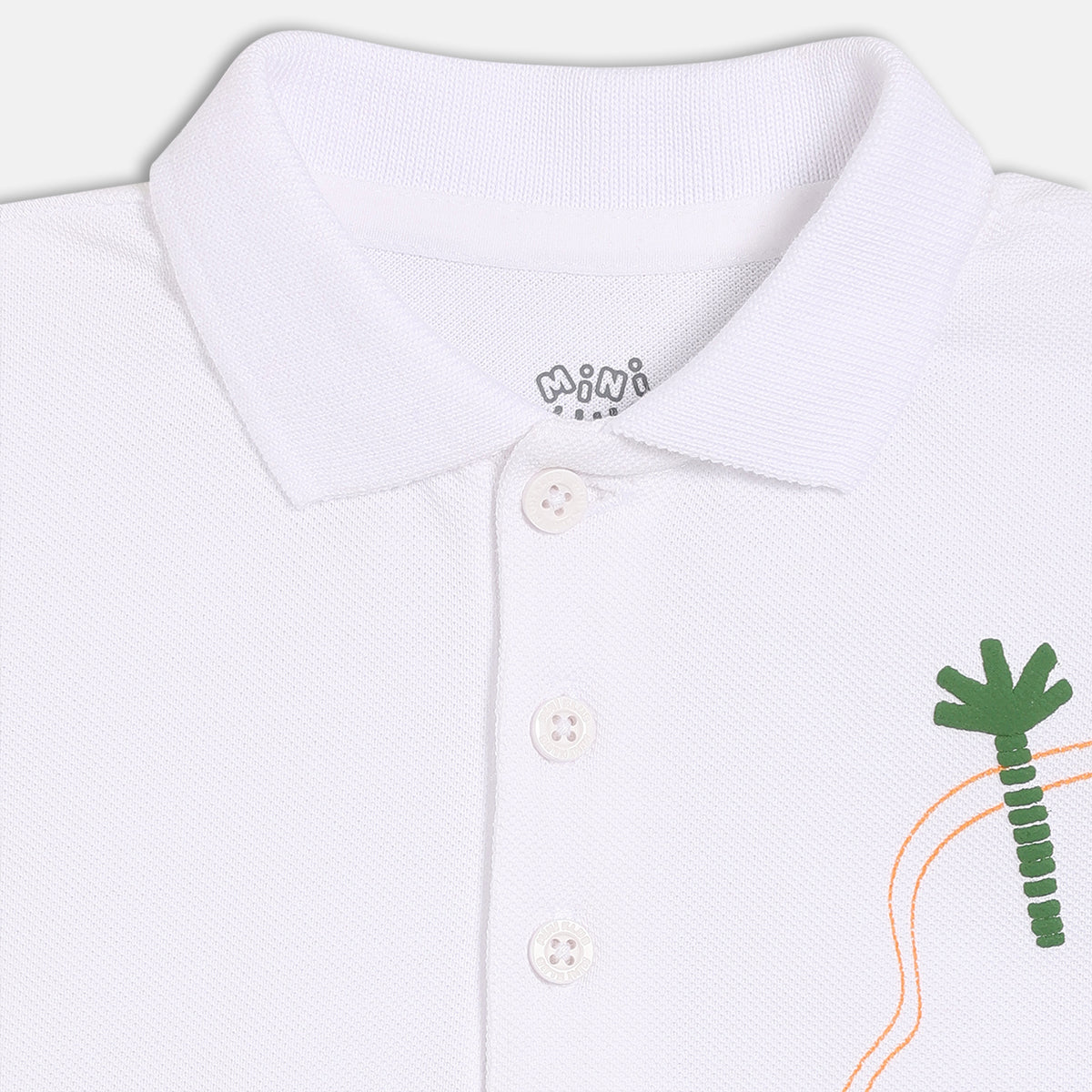Boys White Polo