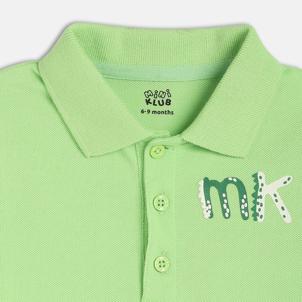Boys Green Short Sleeve Polo
