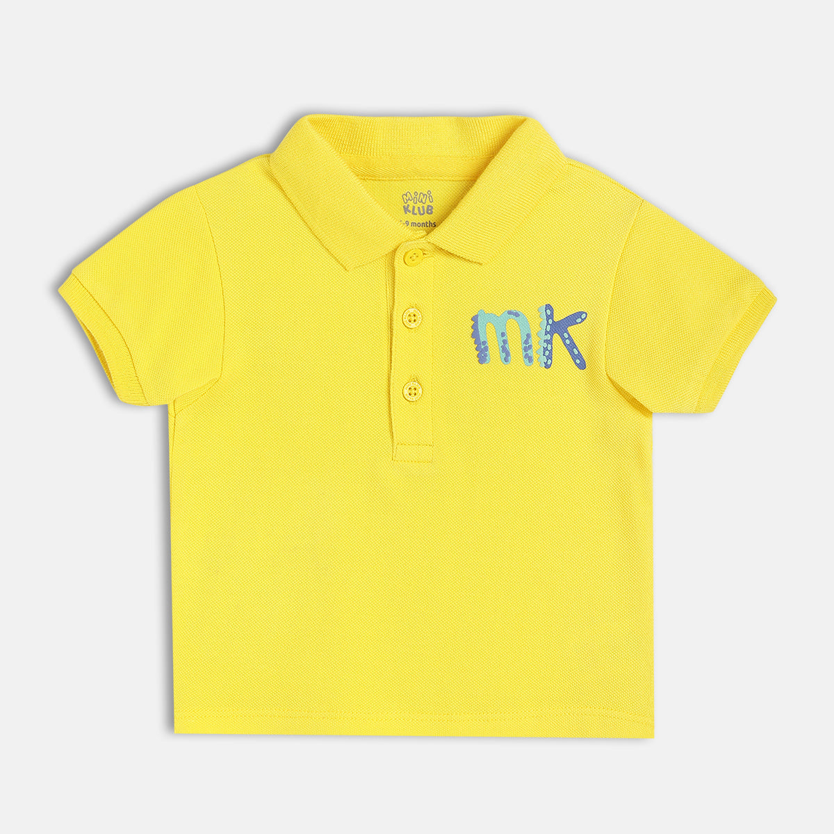 Boys Yellow Short Sleeve Polo