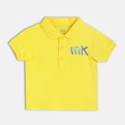Boys Yellow Short Sleeve Polo