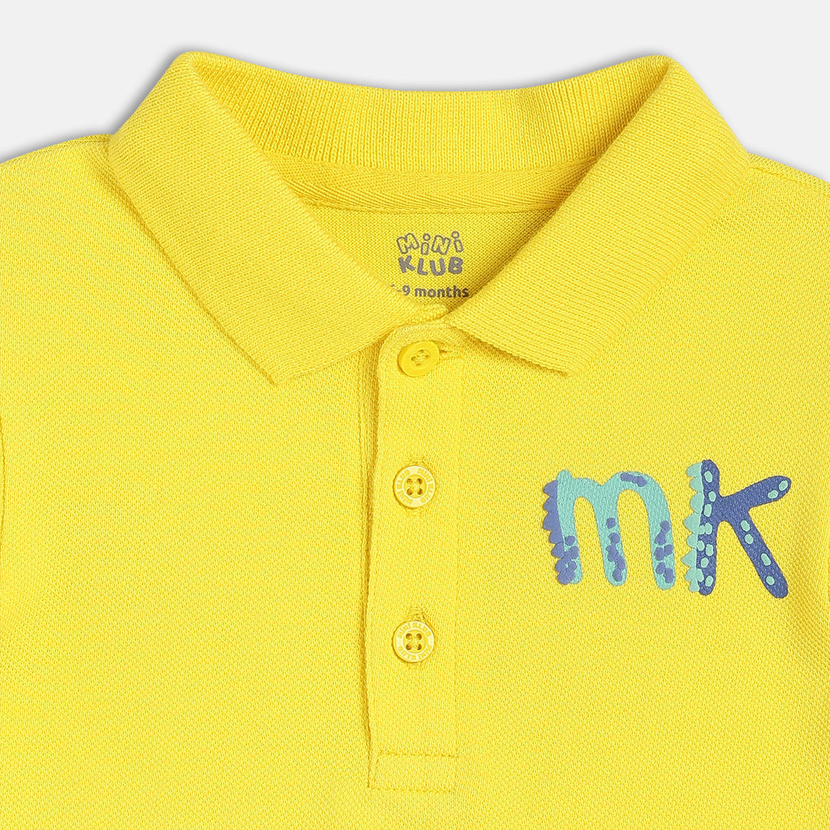 Boys Yellow Short Sleeve Polo