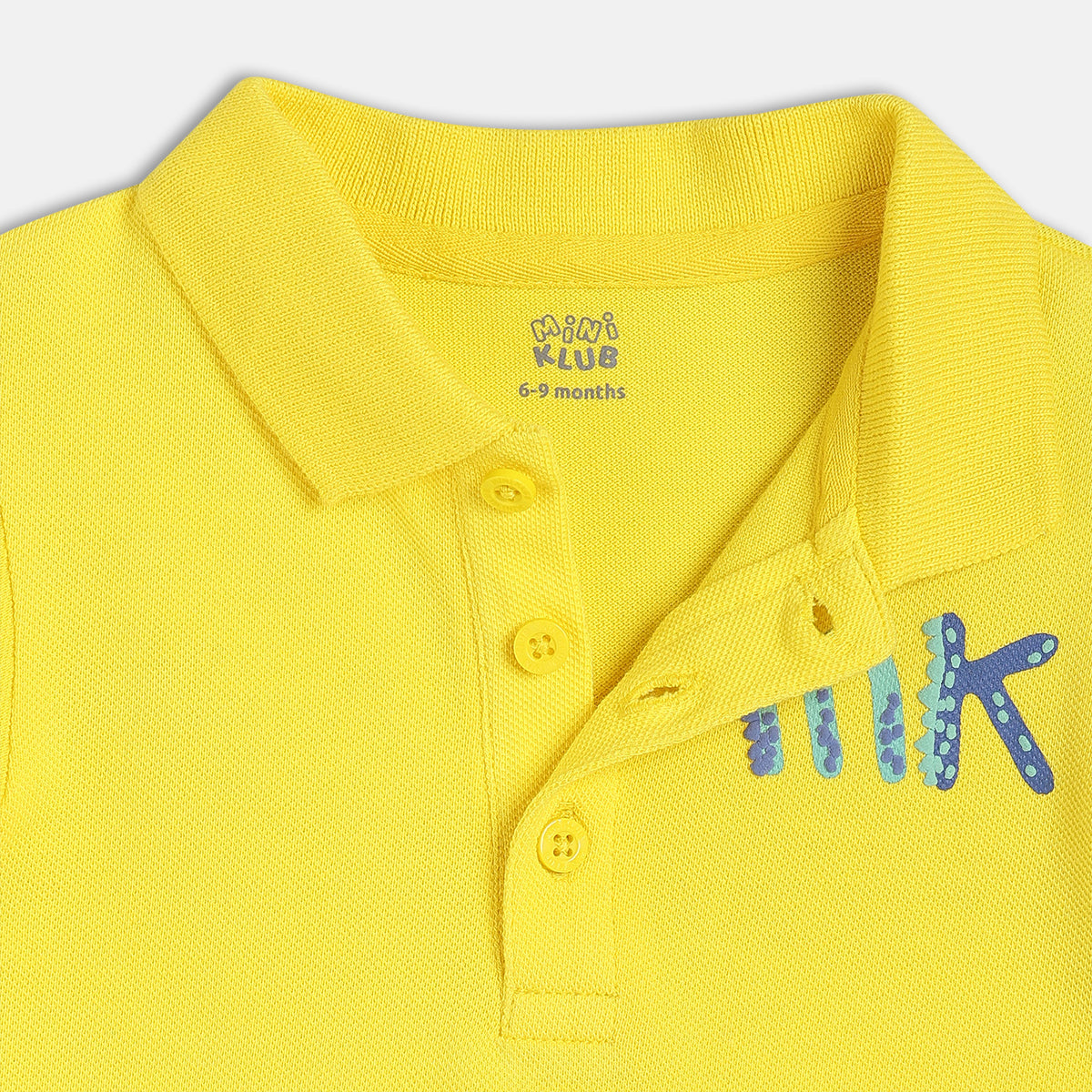 Boys Yellow Short Sleeve Polo