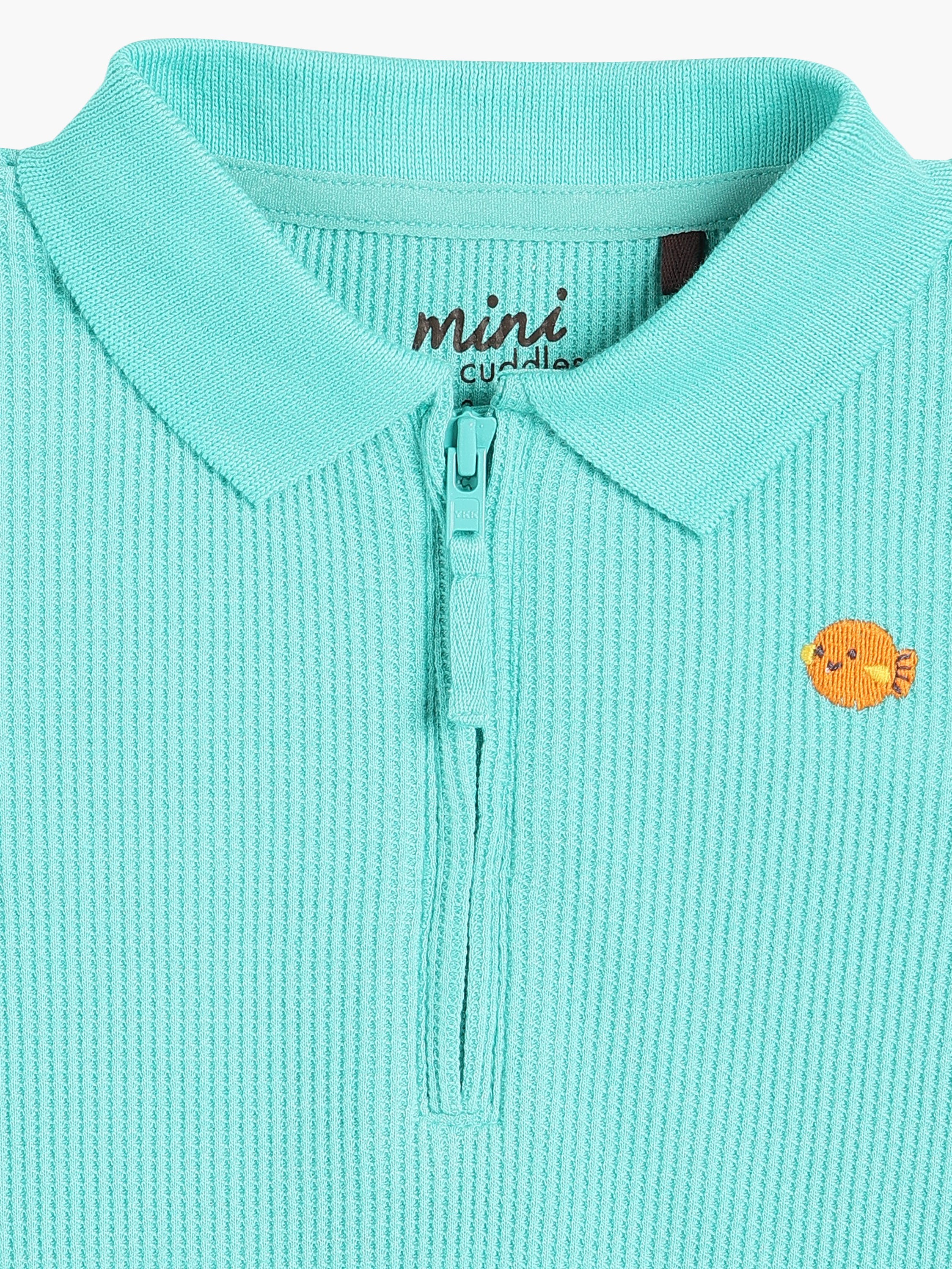 Boys Green Polo