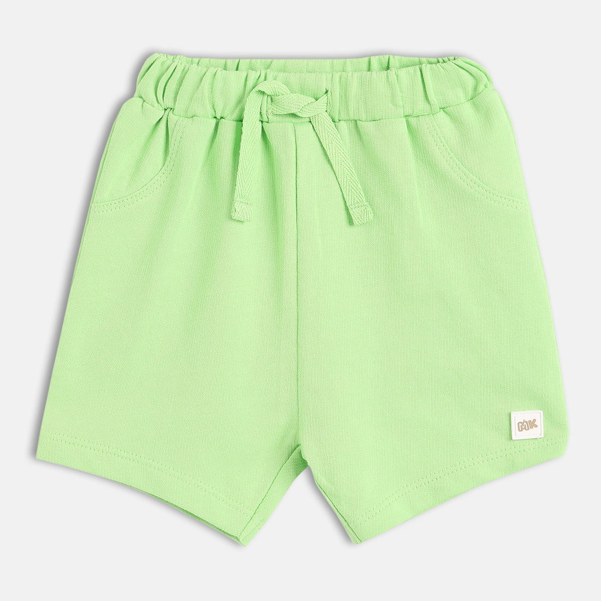 Boys Green Elasticated Shorts