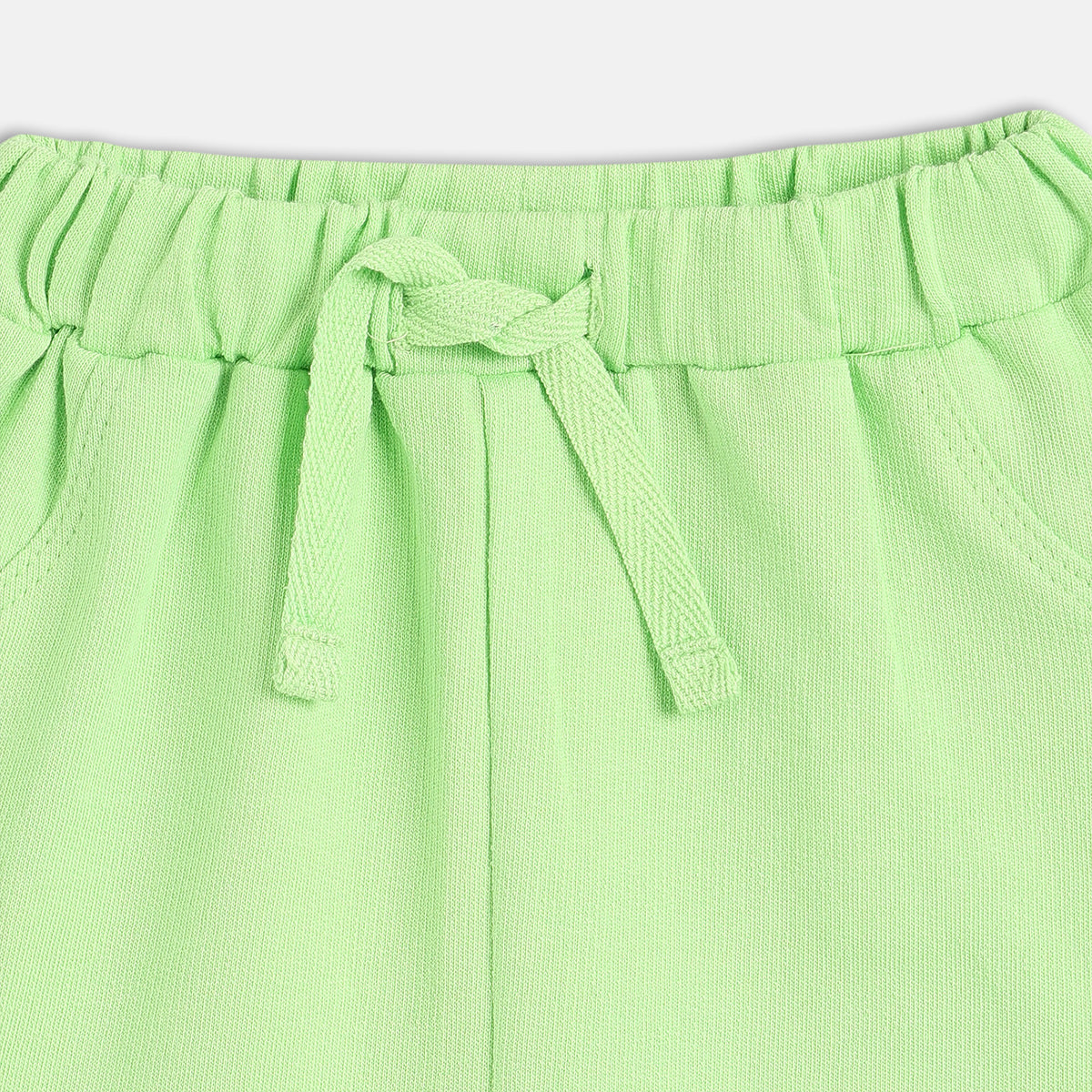 Boys Green Elasticated Shorts