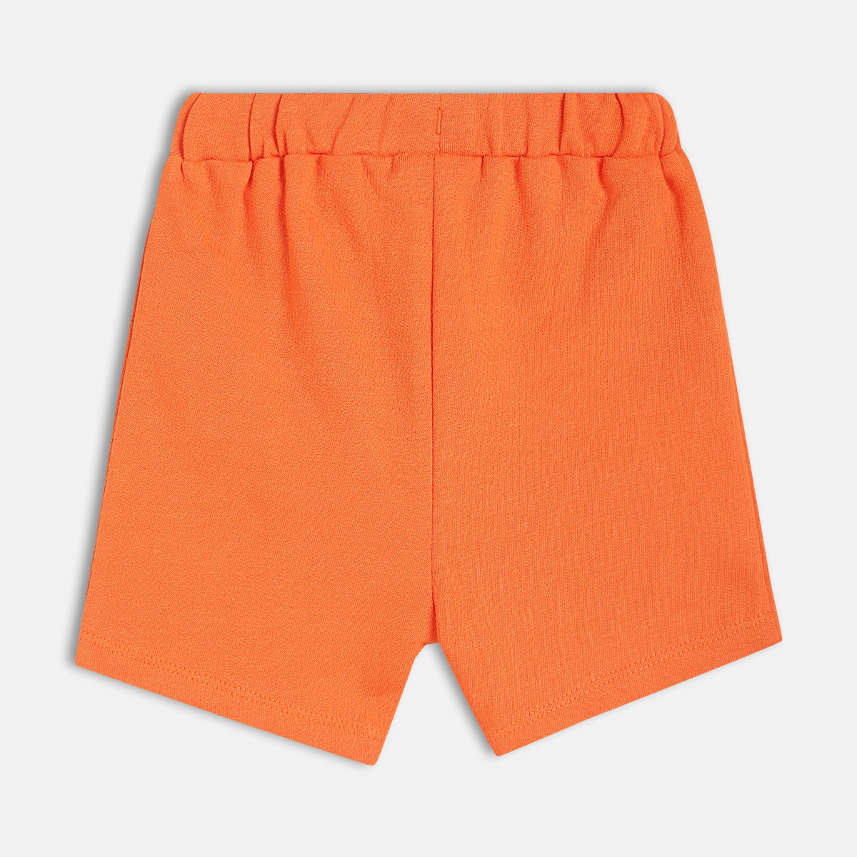 Boys Orange Thigh Length Shorts