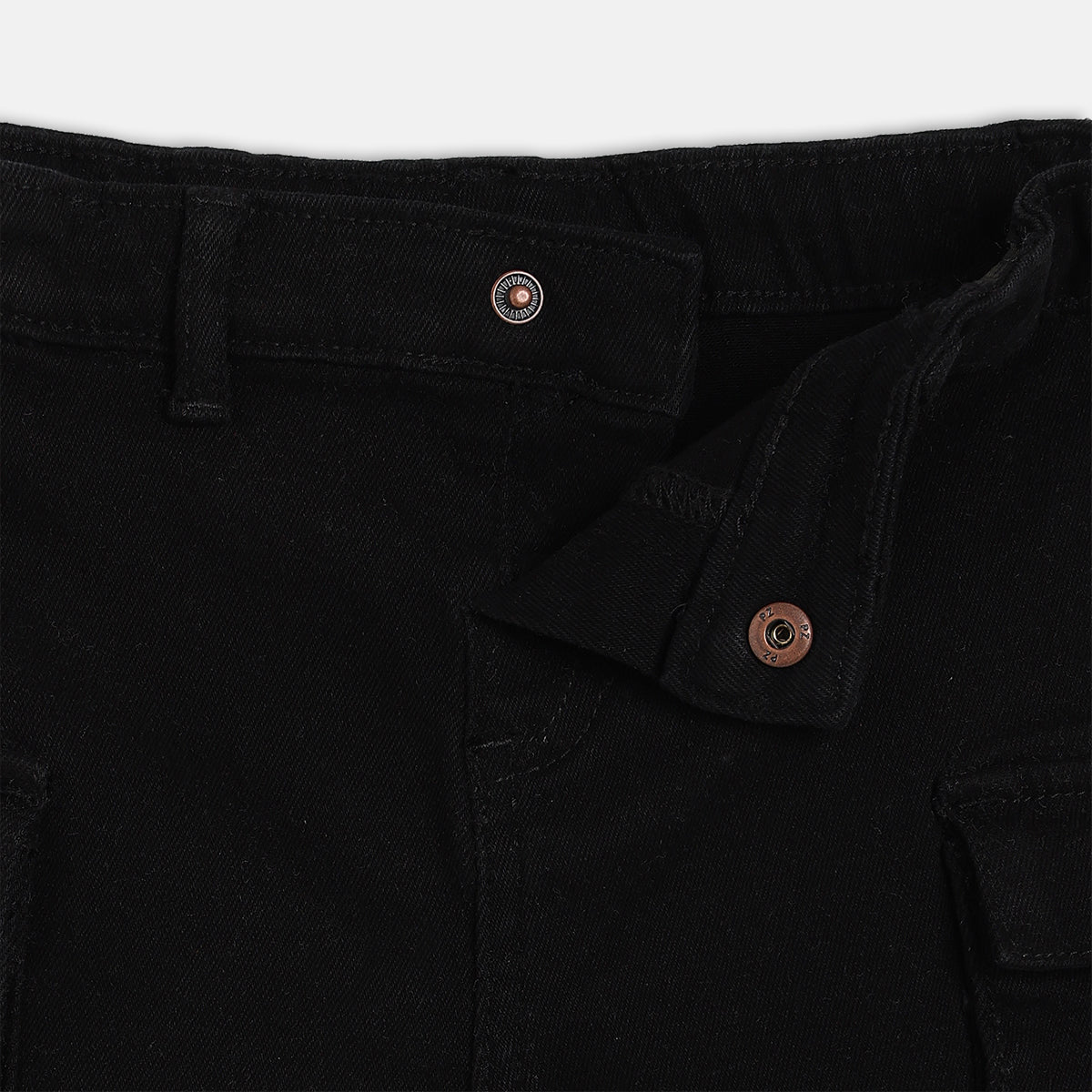 Boys Black Elasticated Shorts