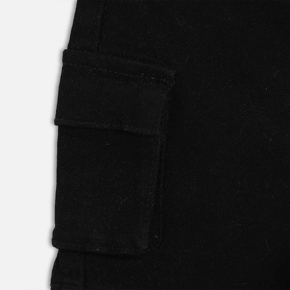 Boys Black Elasticated Shorts