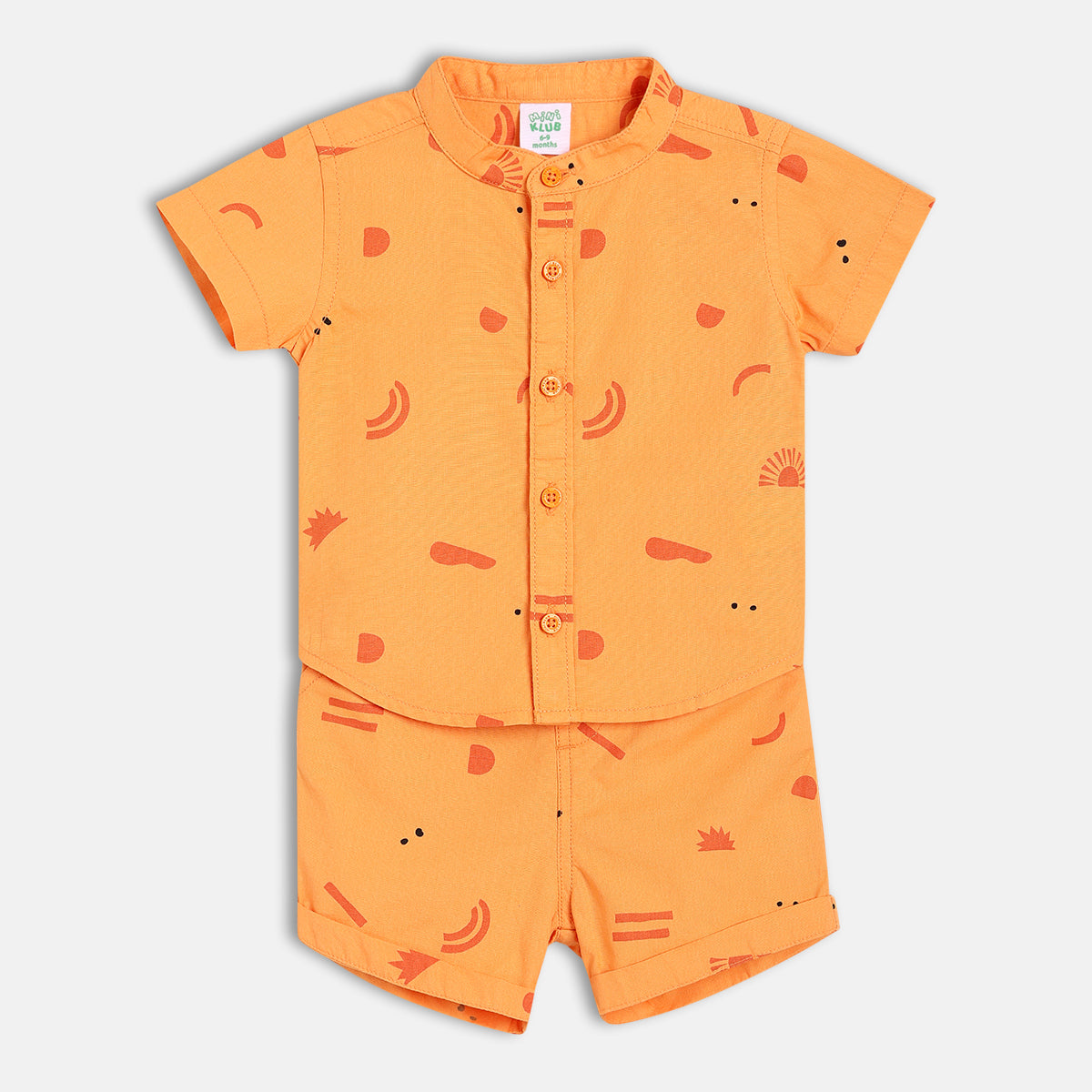 Boys Orange Top And Bottom