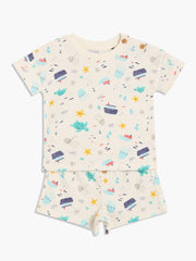 Boys 2 Pack Top And Bottom