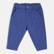 Boys Dark Wash Woven Pant