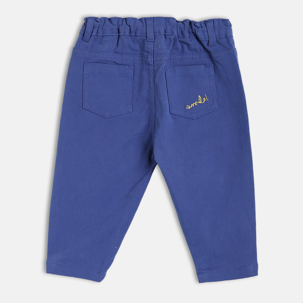 Boys Dark Wash Woven Pant
