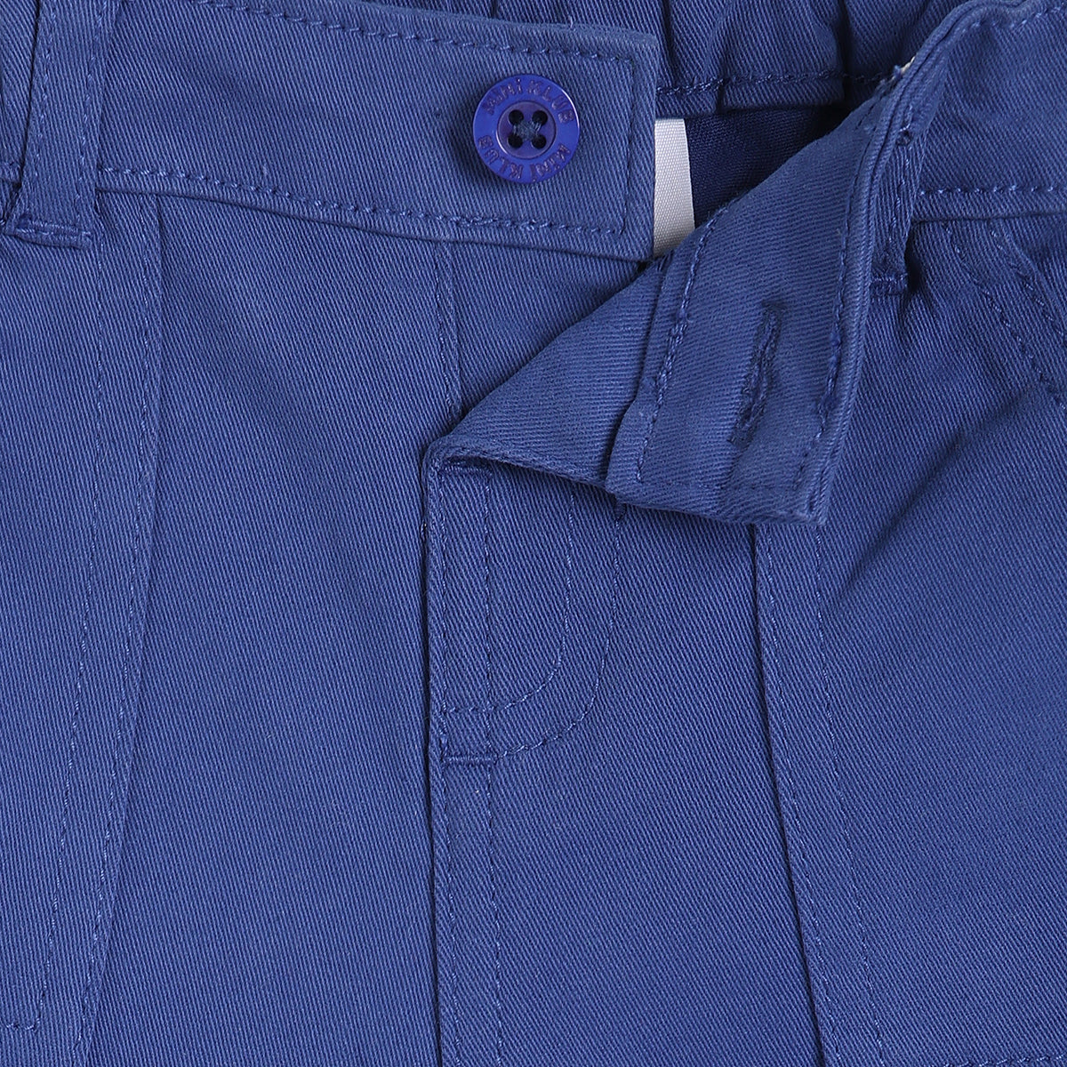 Boys Dark Wash Woven Pant