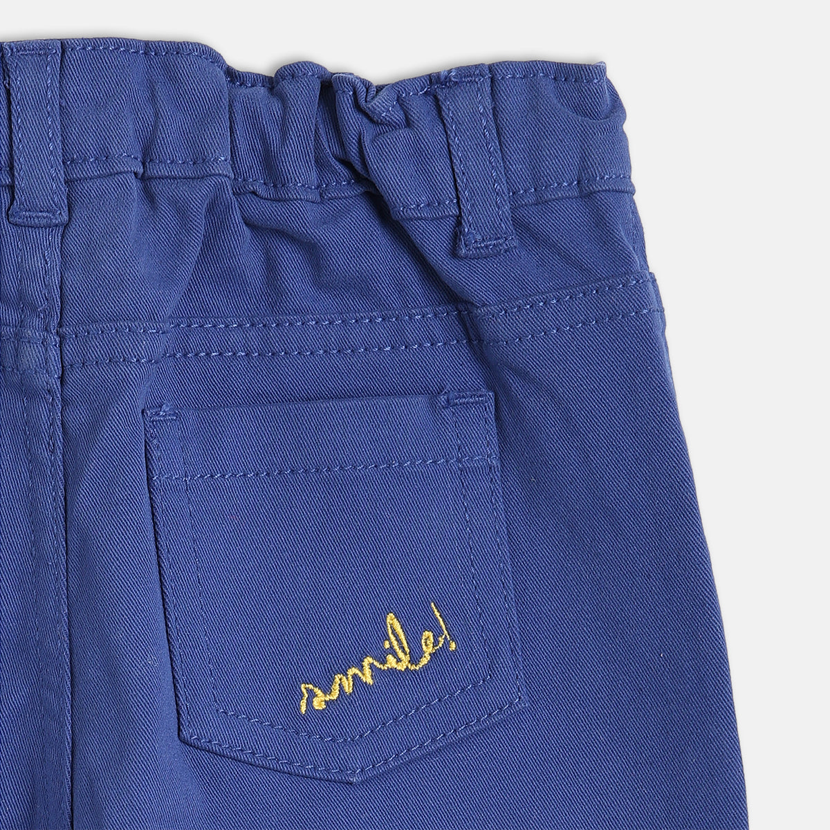 Boys Dark Wash Woven Pant