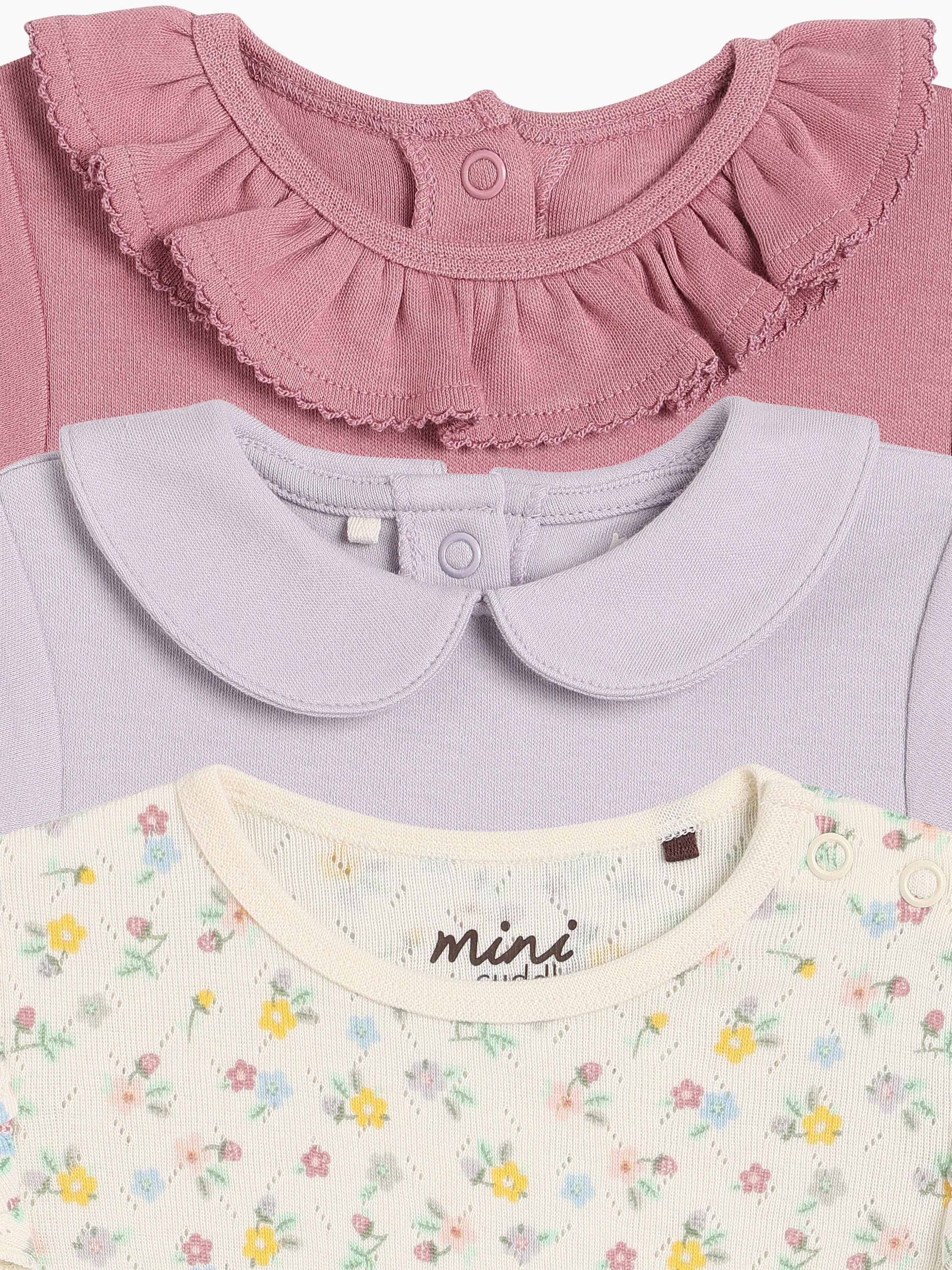 Girls 3 Pack Body Suit