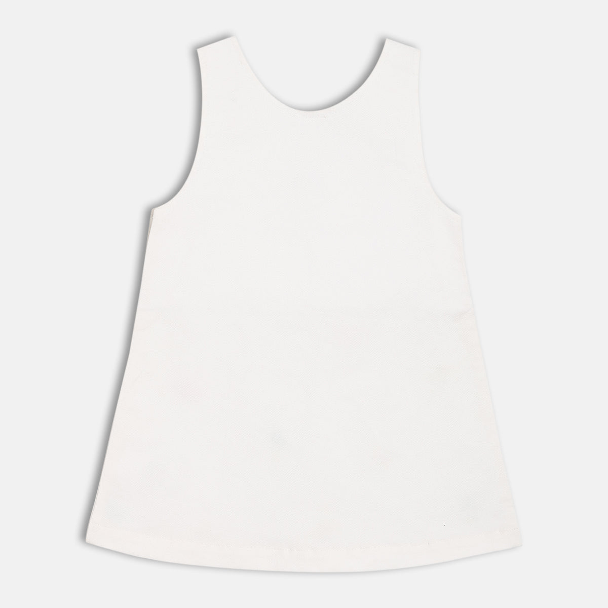 Girls Pink/White Pinny Set