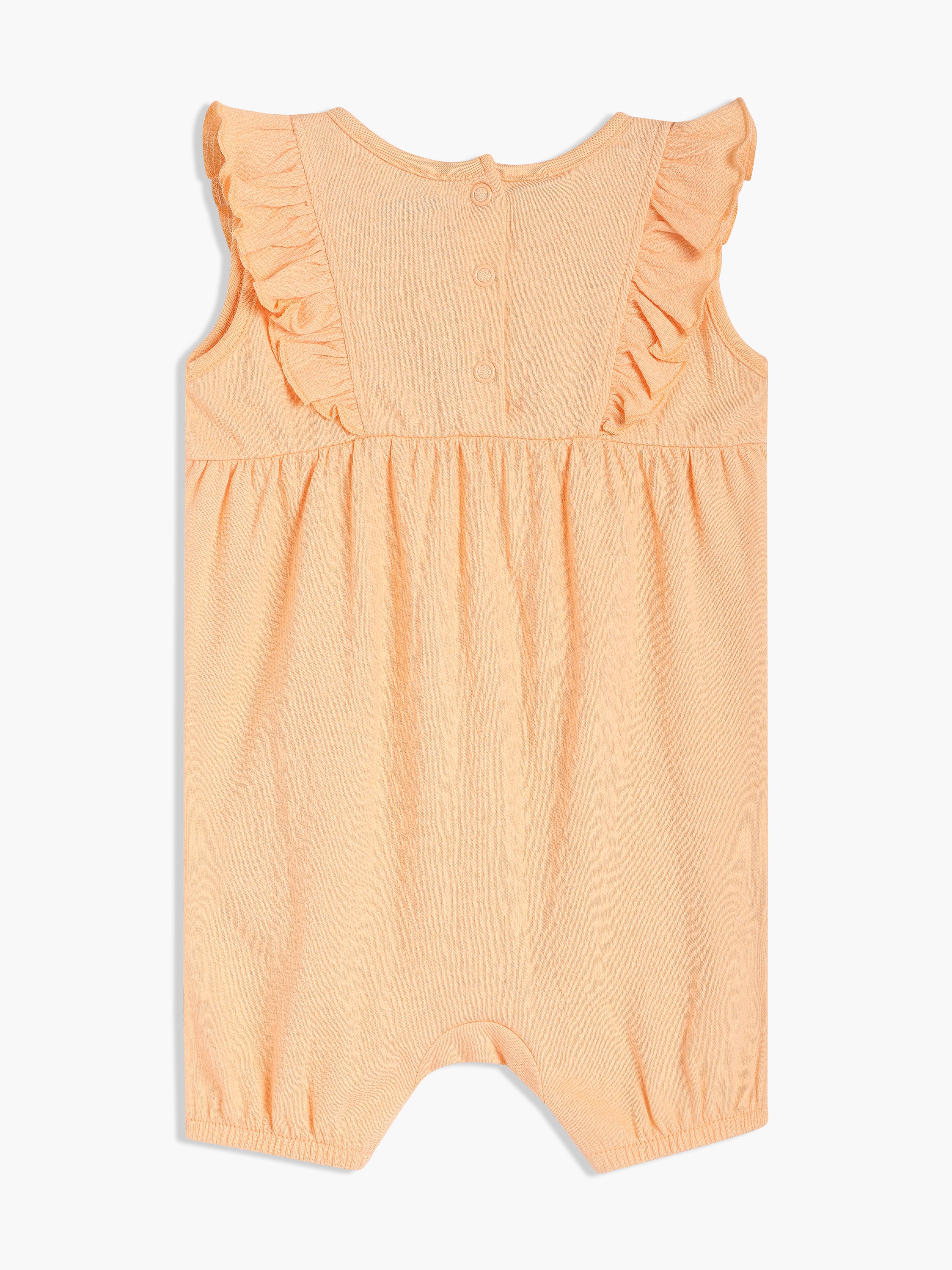 Girls Orange Romper
