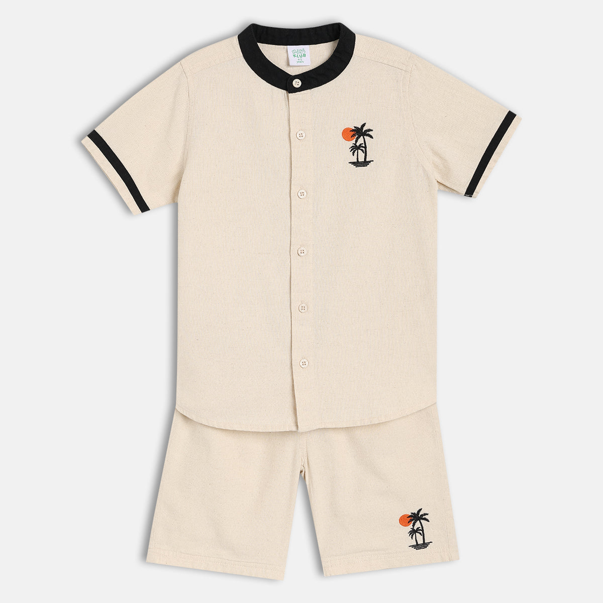 Boys White Lounge Wear