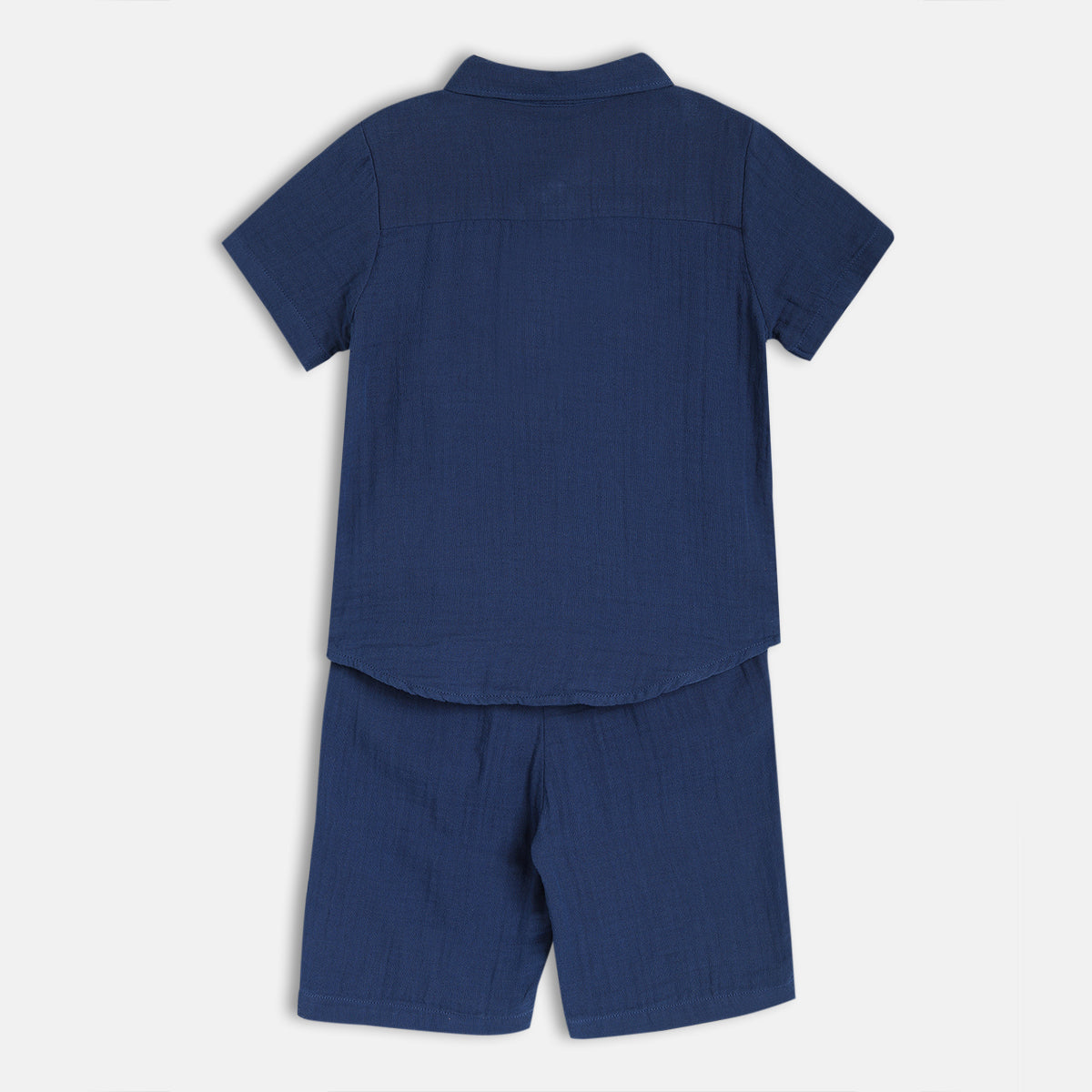 Boys Navy Blue Short Sleeve Lounge Wear