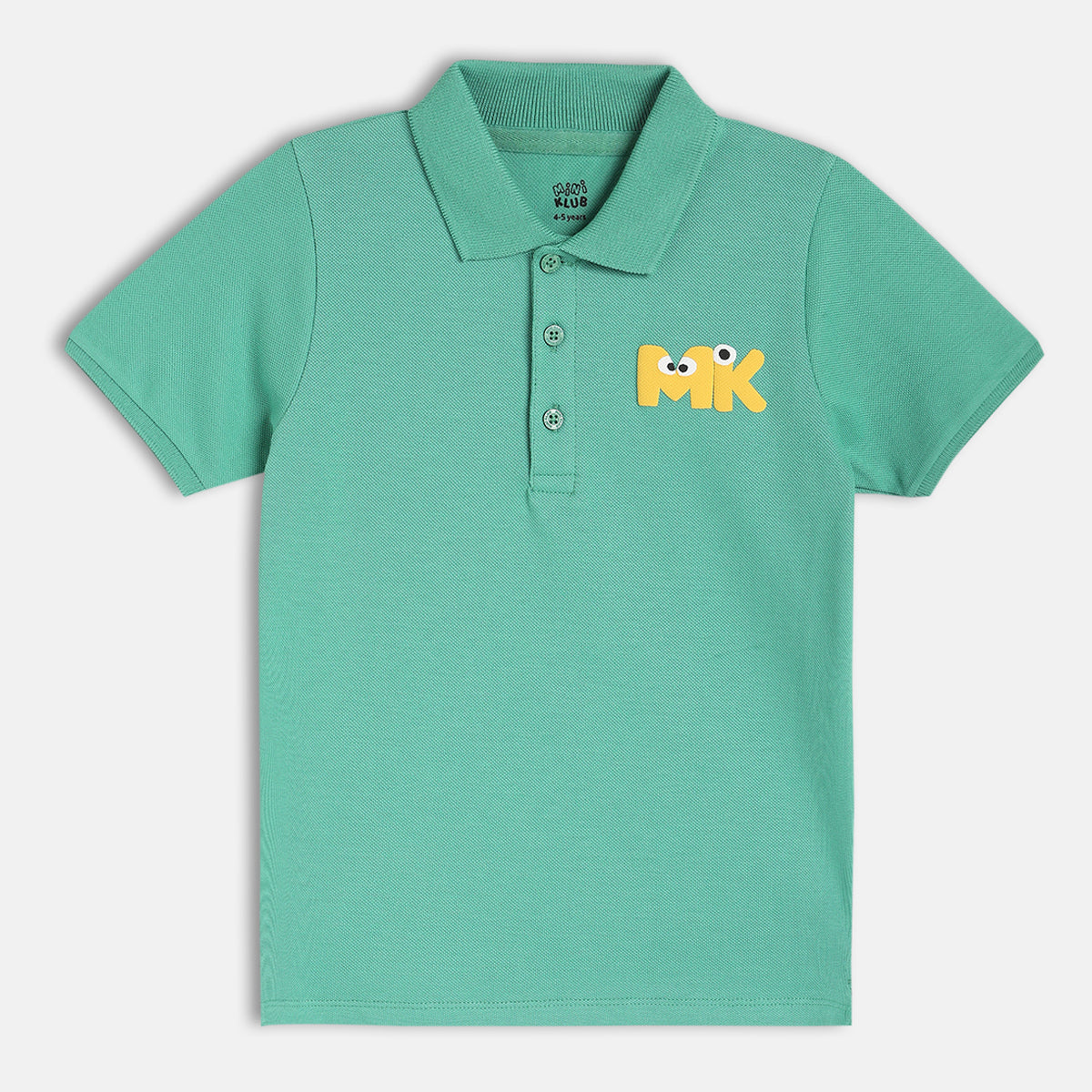 Boys Green Short Sleeve Polo