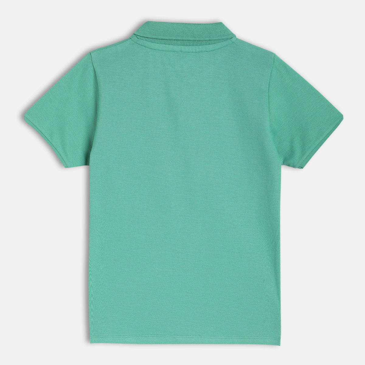 Boys Green Short Sleeve Polo